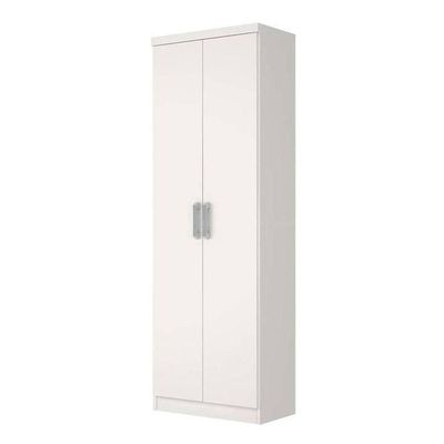 Armário Multiuso Henn 2 Portas 6 Prateleiras Branco