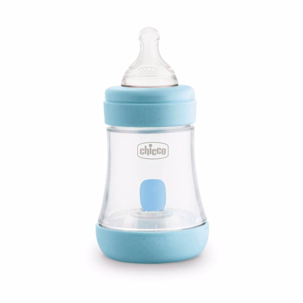 Mamadeira Perfect 5 150ML Fluxo Inicial Chicco Azul