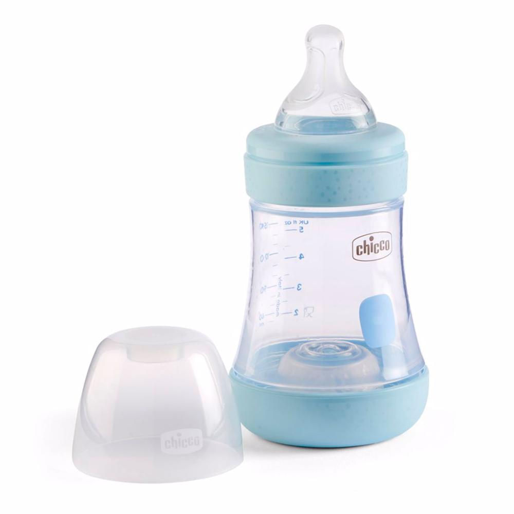 Mamadeira Perfect 5 150ML Fluxo Inicial Chicco Azul