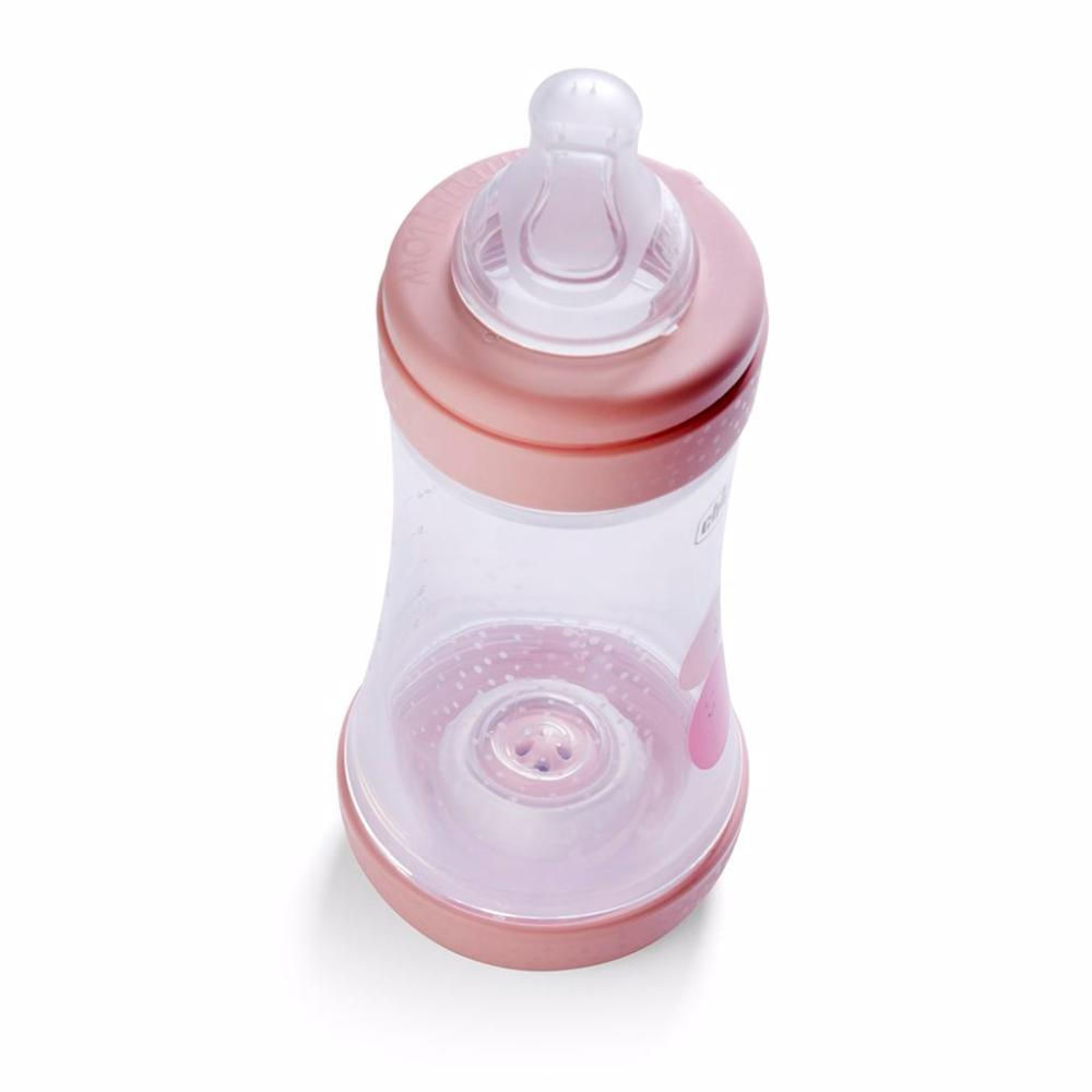 Mamadeira Perfect 5 240ML Fluxo Médio Chicco Rosa