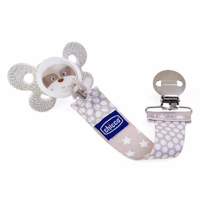 Prendedor De Chupeta Fashion Clip Chicco Branco