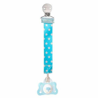 Prendedor De Chupeta Fashion Clip Chicco Azul