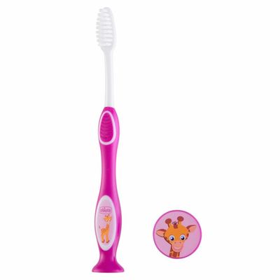 Escova De Dentes Chicco 3A+ Roxa