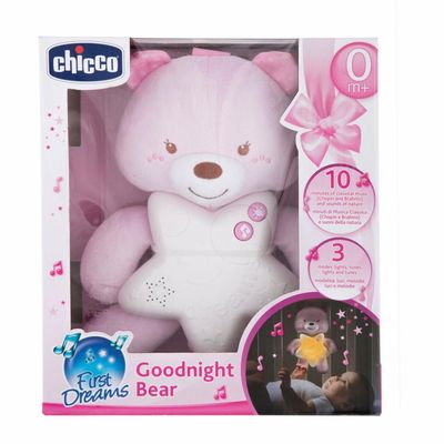 Painel Ursinho Bons Sonhos Chicco Rosa