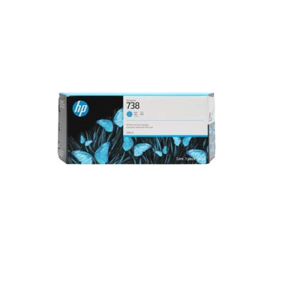 Cartucho de Tinta HP 738 Preto PLUK 300ML 498N8A