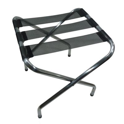 Suporte De Mala Dobrável Em Alumínio Reforçado Zaka Cor:preto Preto