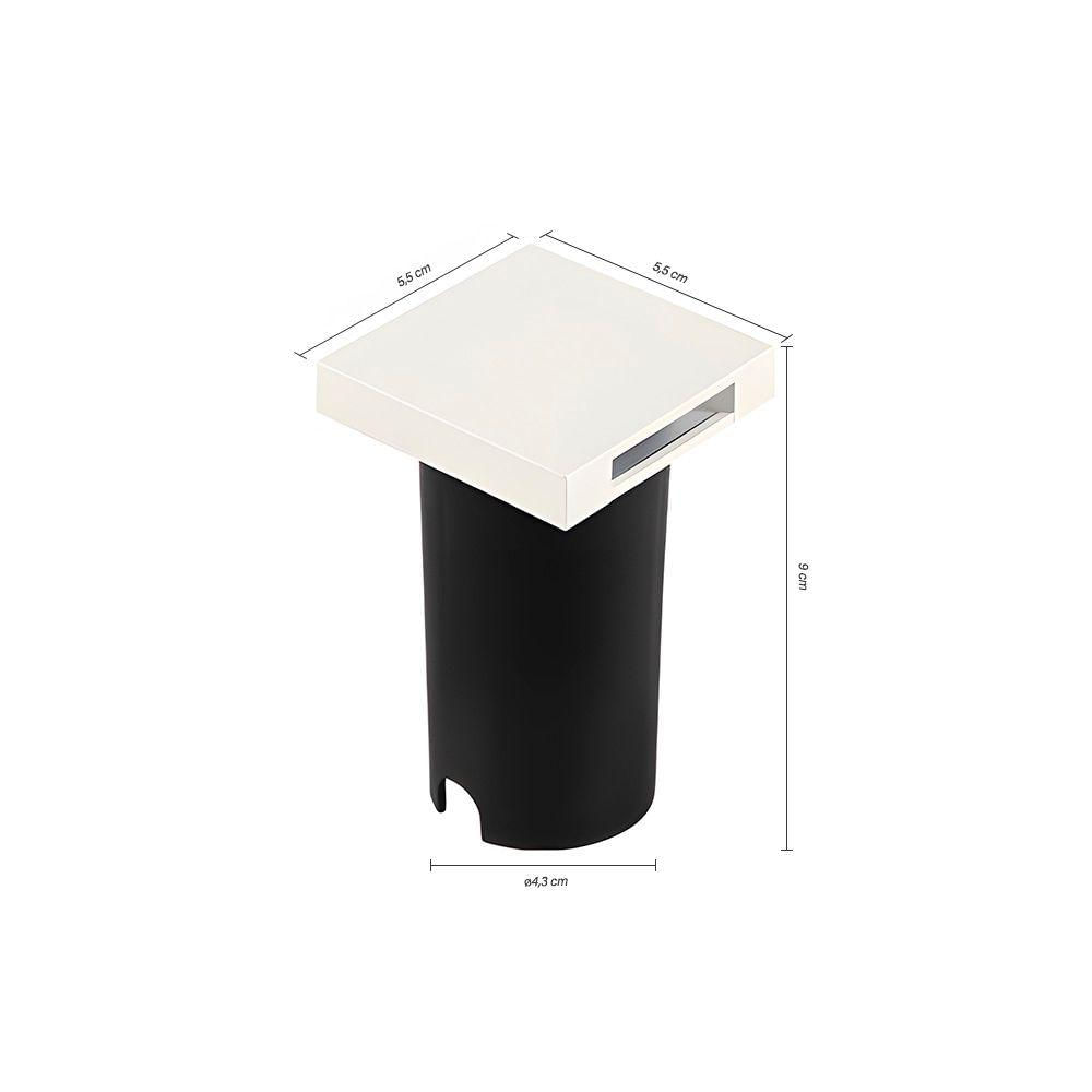 Embutido De Solo Led Nordecor Eran 1w Bivolt 3000k Luz Amarela