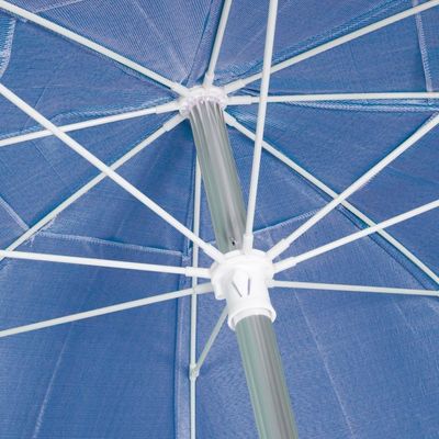 Guarda-sol Ombrelone Bagum Premium Fps 100 2,40m Mor Azul