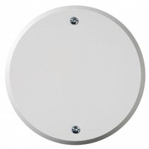 Placa Cega Redonda 4x4 Branca 40341 - Pezzi