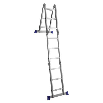 Escada Articulada 12 Degraus 4x3 Em Alumínio Mor