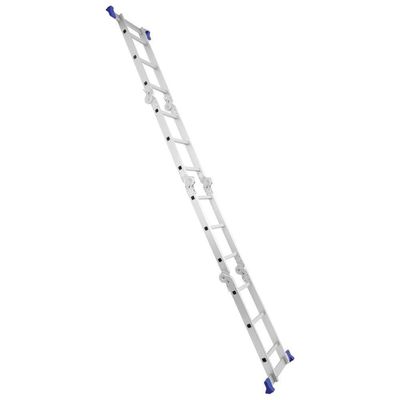 Escada Articulada 12 Degraus 4x3 Em Alumínio Mor