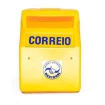 Caixa Correio Para Grade Plastica Amarela - Nacional