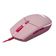 Mouse com Mousepad OEX Vibes MC200 Rosa