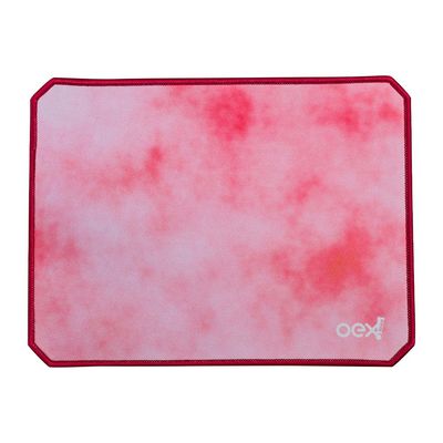 Mouse com Mousepad OEX Vibes MC200 Rosa