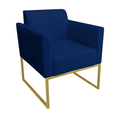 Kit 01 Namoradeira e 02 Poltronas Marisa Suede Base