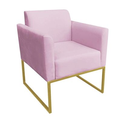 Kit 01 Namoradeira e 02 Poltronas Marisa Suede Base