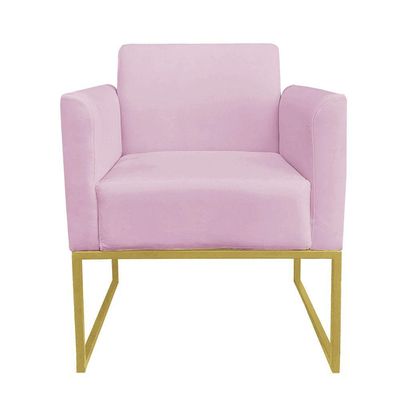 Kit 01 Namoradeira e 02 Poltronas Marisa Suede Base