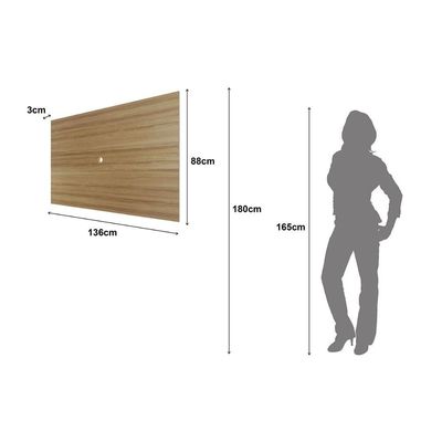 Painel Home p/TV PA2915 até 42 Polegadas Amêndoa - Tecno Mobili