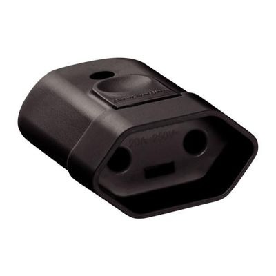 Plugue Fêmea 2P 20 A 250 V Tramontina Preto