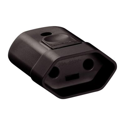 Plugue Fêmea 2P 20 A 250 V Tramontina Preto