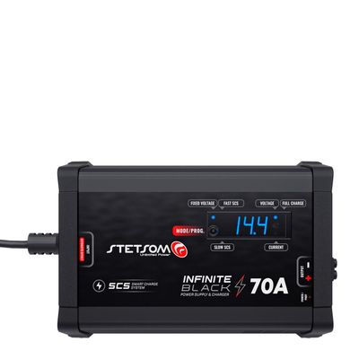 Carregador de Bateria / Fonte Stetsom INFINITY BLACK 70A Digital