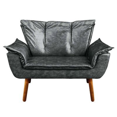 Kit 01 Namoradeira E 02 Poltronas Opala Corano Preto