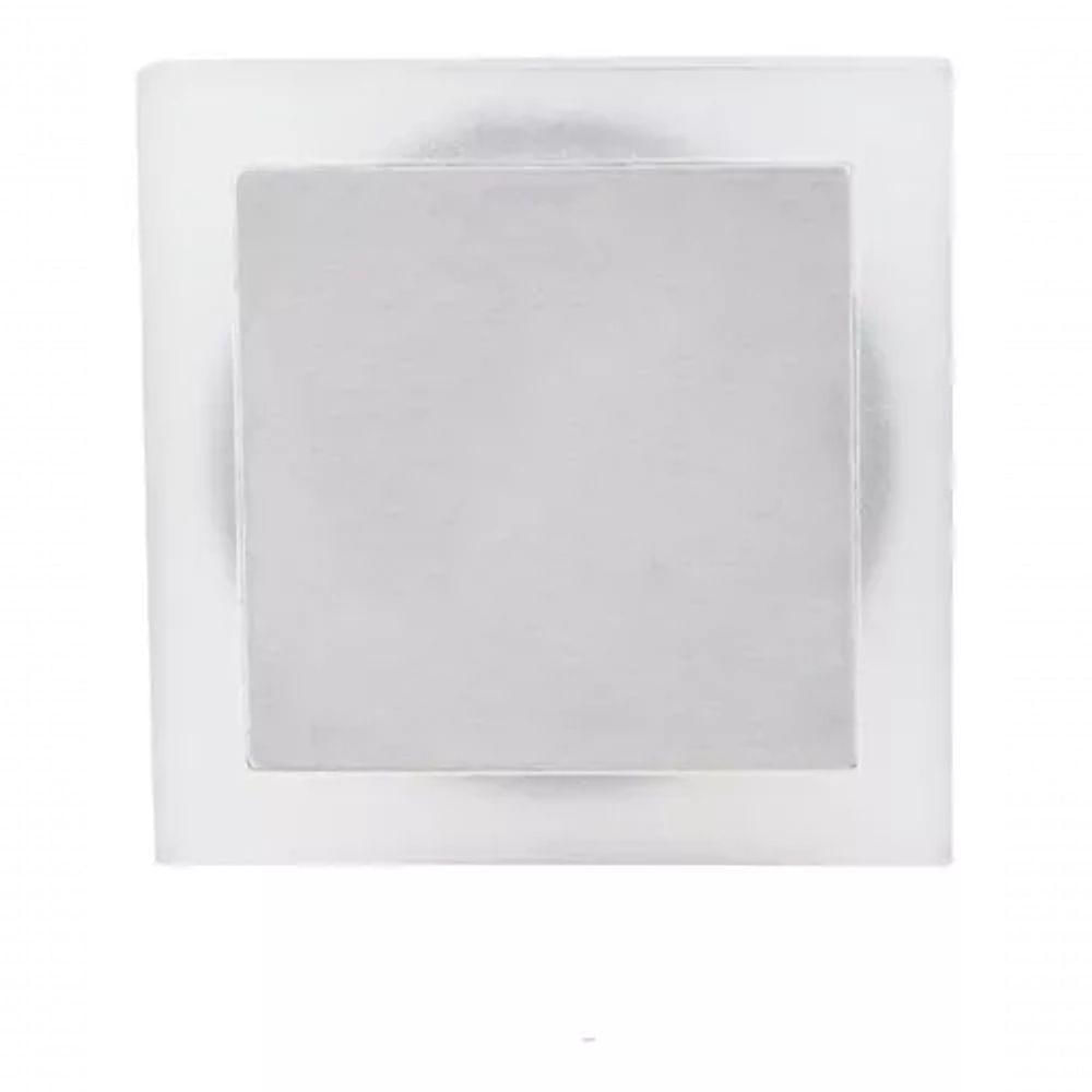 Embutido Led Solo Ring Quadrado 1w 3.000k Cinza Preto - Bivolt