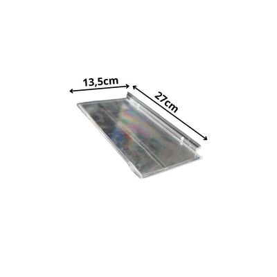 Suporte De Painel Para Calçado Adulto Transparente Em Ps Cristal