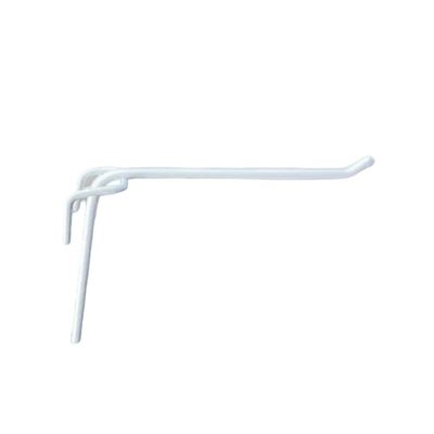 Kit 25un. Gancho P- Tela Arame 4mm C- 15cm Branco Azulado