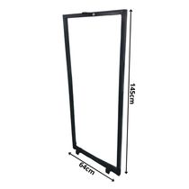 Lateral P- Arara Ilha 30 X 30 - 0,640 X 1,45 Preto