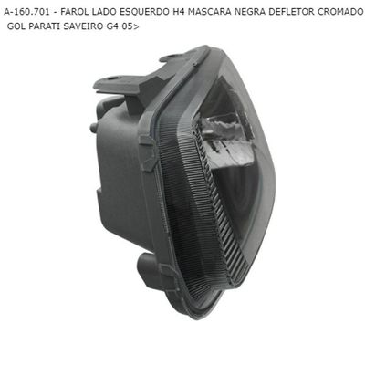 Farol Original Volkswagen Mascara Negra Gol/ Parati/ Saveiro G4 2005 Novo Esquerdo