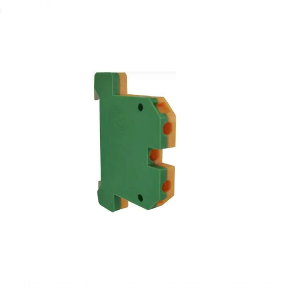 Conector Borne Sak Terra Para Cabo 6,00mm Verde-amarelo