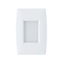 Balizador Taschibra Embutir Led Cine Direct 2w Branco 4x2 Bivolt 6500k Luz Fria