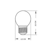 Lâmpada Led Blumenau Filamento Vintage Bolinha G45 E27 Bivolt