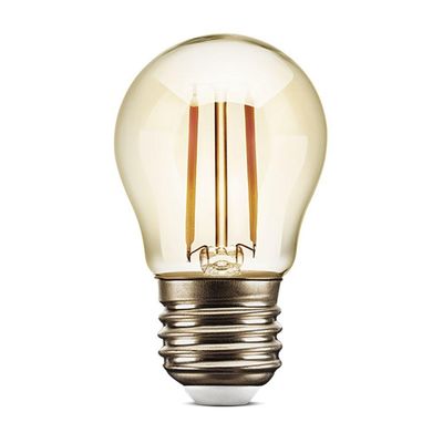 Lâmpada Led Blumenau Filamento Vintage Bolinha G45 E27 Bivolt