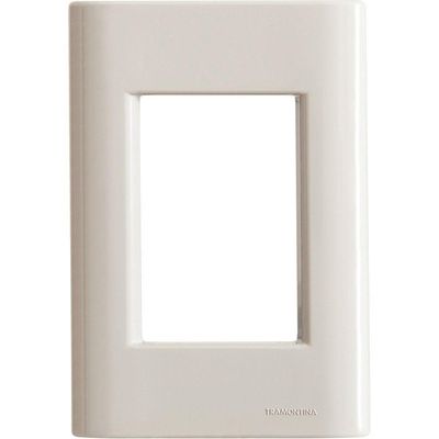 Placa 3 Postos 4x2 Tramontina Giz Fendi Soft Touch Sem Suporte Tramontina