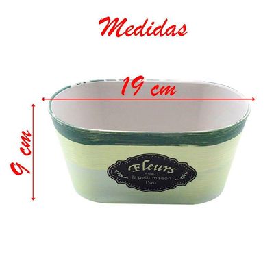 Kit 4 Mini Vasos De Planta Cachepot Estampados Decorados 9cm