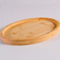 Bandeja Oval Bambu Petisqueira 30x20x2,6