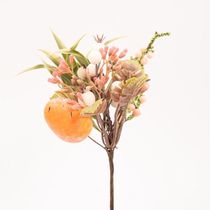 Kit De 10 Ramos Artificiais Decoração Páscoa Folhas E Ovinho 23cm