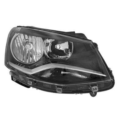 Farol  Volkswagen Mascara Negra Gol/saveiro/voyage G6 2013 A 2016 Novo Direito
