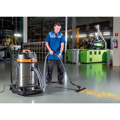 Aspirador de pó Tramontina 80 Litros em Aço Inox para sólidos e líquidos 2400 W 127 V