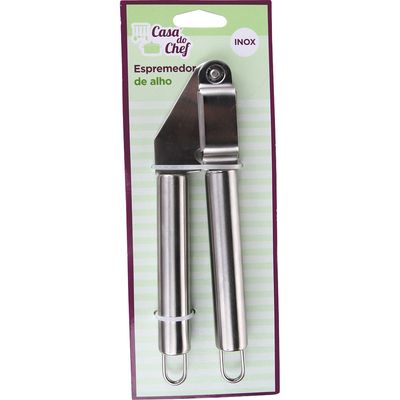 Espremedor de Alho Inox Cazza