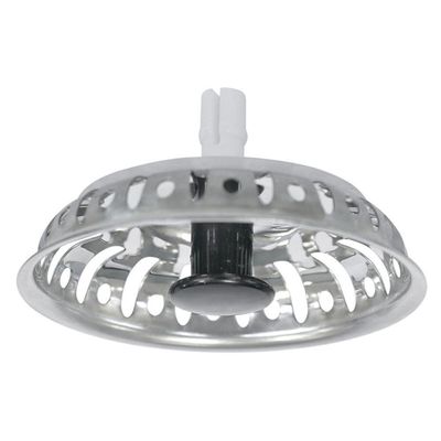 Tampa De Ralo De Pia Para Válvula Tramontina New 3 1-2 Inox