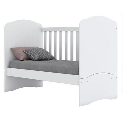 Berço Mini Cama 3 Em 1 Bala De Menta Henn Branco