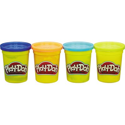 Massa Play-Doh com 4 Potes B5517 Hasbro Sortidos