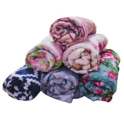 Kit 5 Mantas Cobertor Estampada Macia 1,80x2,00m Sortidas - Corttex Kit 5 Mantas
