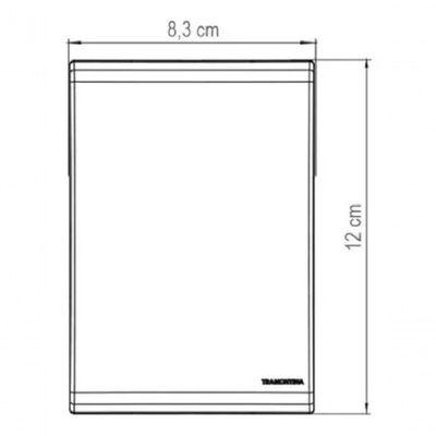 Kit Placa 4x2+ 1 Interruptor Simples 10a-250v Branco 5 Unidades