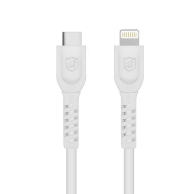 Cabo Dual Shock Lightning / Type C Branco - 1,2m (MFI Homologado) - GShield
