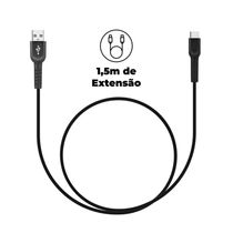 Cabo Dual Shock  Type- C - Preto - Gorila Shield