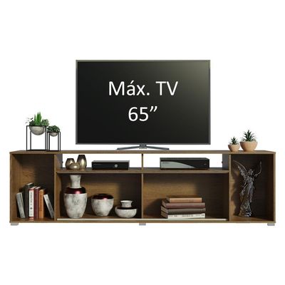 Rack para TV até 65" Cancun Rustic/Branco Madesa